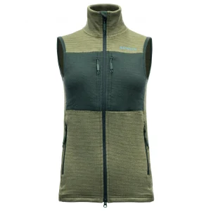 Devold – Women’s Egga Grid Merino Vest – Gilet En Laine marques pas cher 7