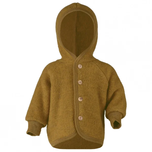 Engel – Kinder Kapuzenjacke Mit Holzknöpfen – Veste En Laine en ligne 6