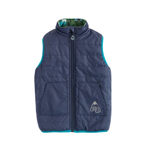 Frugi – Kid’s Reversible Toasty Trail Gilet – Gilet Synthétique nouveau produit 6