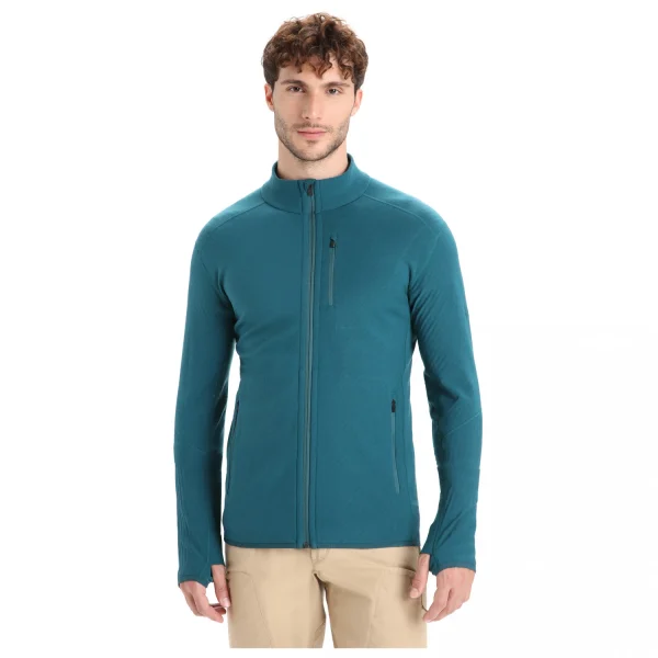 Paiement sécurisé Icebreaker – Descender L/S Zip – Veste Polaire 4