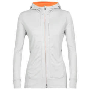 Icebreaker – Women’s Quantum III L/S Zip Hood – Veste En Laine Mérinos magasin france 18