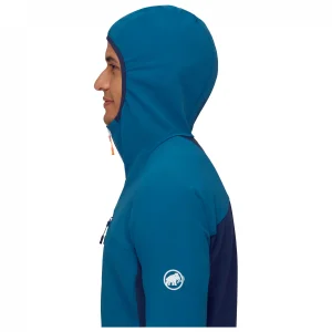 soldes pas cher Mammut – Aenergy SO Hybrid Hooded Jacket – Veste Softshell 16