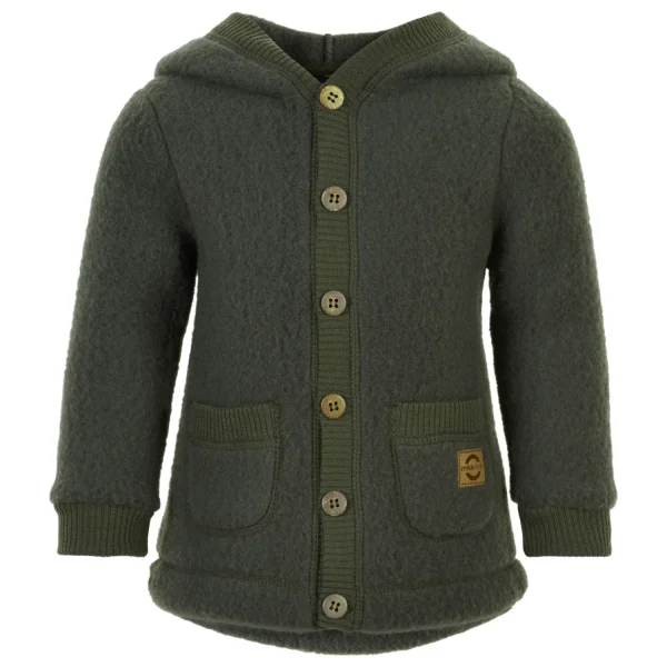 Mikk-Line – Wool Cardigan With Hood + Pockets – Veste En Laine Mérinos en ligne officielle 5