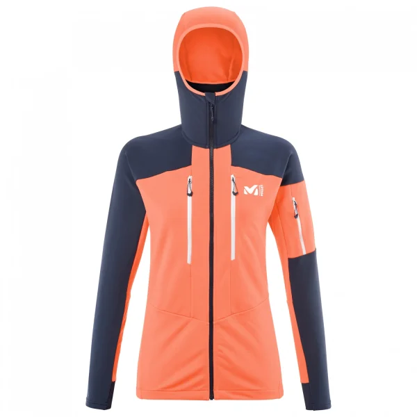 magasin en ligne france Millet – Women’s Pierra Ment Hoodie – Veste Softshell 1