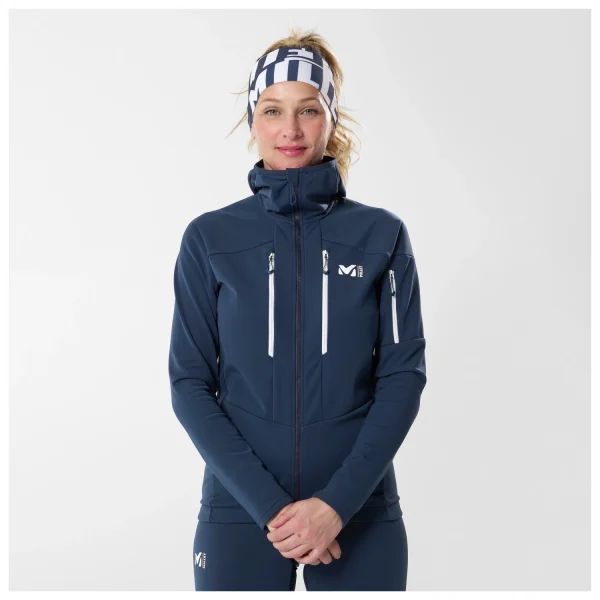 magasin en ligne france Millet – Women’s Pierra Ment Hoodie – Veste Softshell 3