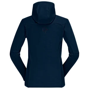 Norrøna – Women’s Falketind Warmwool2 Stretch Zip Hood – Sweat à Capuche fashioniable 8