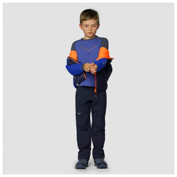 marques de renommée Salewa – Kid’s Ortles Hybrid Tirol Wool Responsive Jacket – Veste Synthétique 4