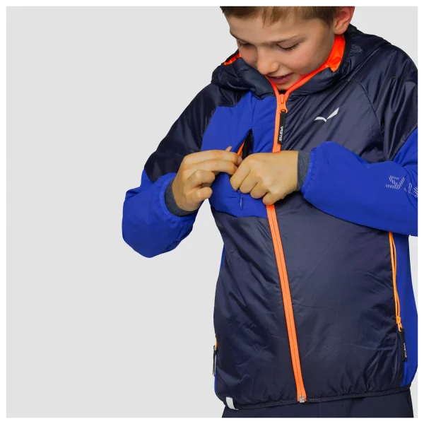 marques de renommée Salewa – Kid’s Ortles Hybrid Tirol Wool Responsive Jacket – Veste Synthétique 5